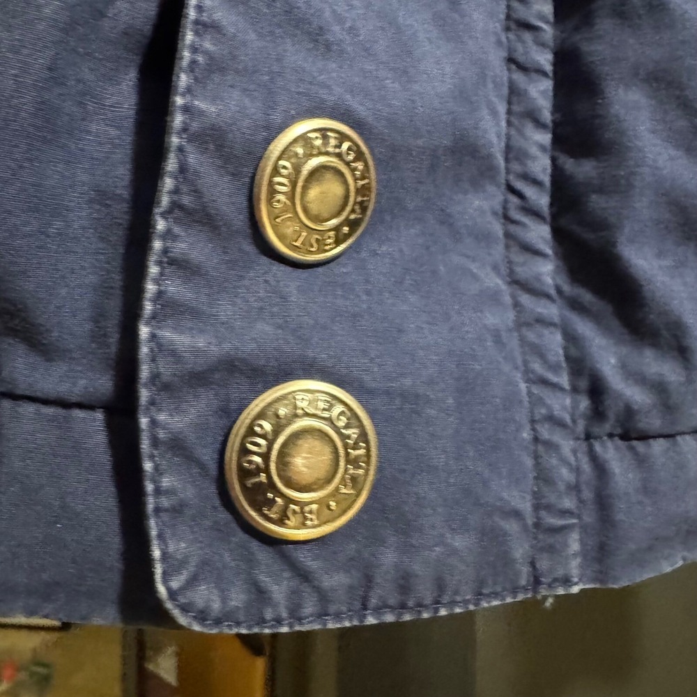 Regatta Sport Mens Jacket Small Windbreaker‎ Red Blue Grandpa Vintage 90s - Picture 7 of 7